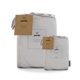 Panda 100% Bamboo Pure Duvet Cover Size - 135 x 200 cm (Single) and Pillow Case Size - 50 x 75 cm, Pack of 1