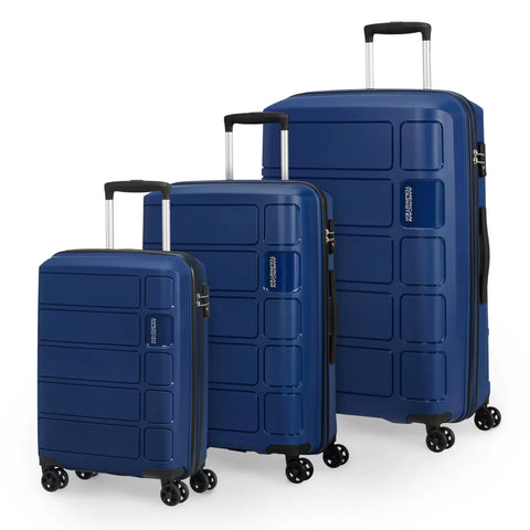 AMERICAN TOURISTER 3-Piece Summer Splash Hardside Luggage Set With TSA Lock System in Midnight Blue