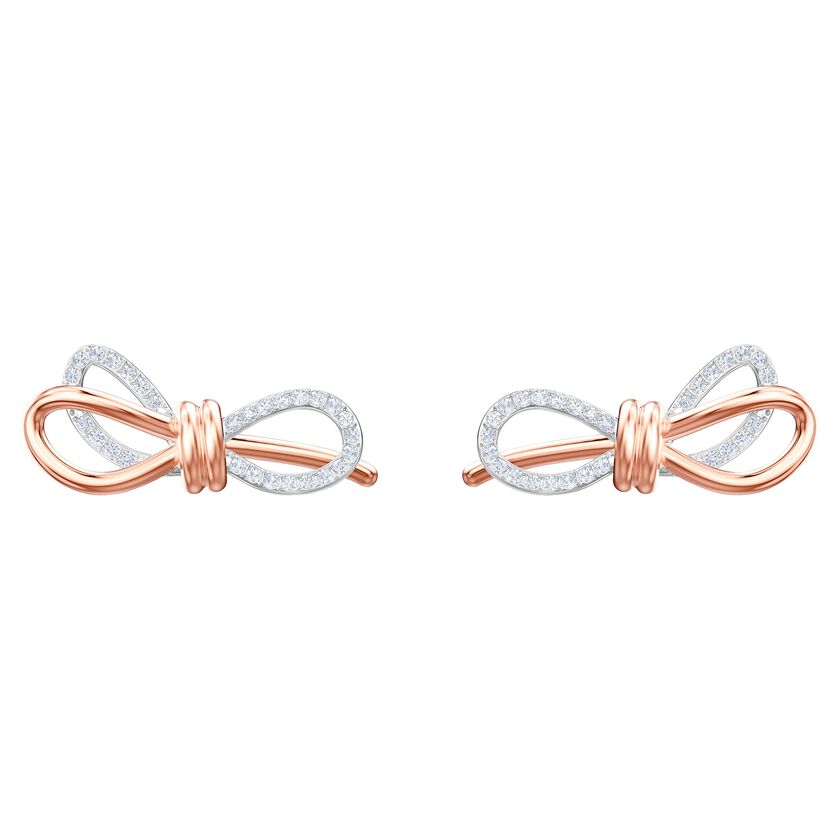 SWAROVSKI Lifelong Bow Pierced Earrings #5447089 –