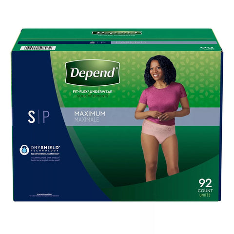 Depend Disposable Underwear for Women, Fit-Flex, Maximum Absorbency