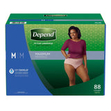 Depend Fit-Flex Incontinence & Postpartum Underwear for Women