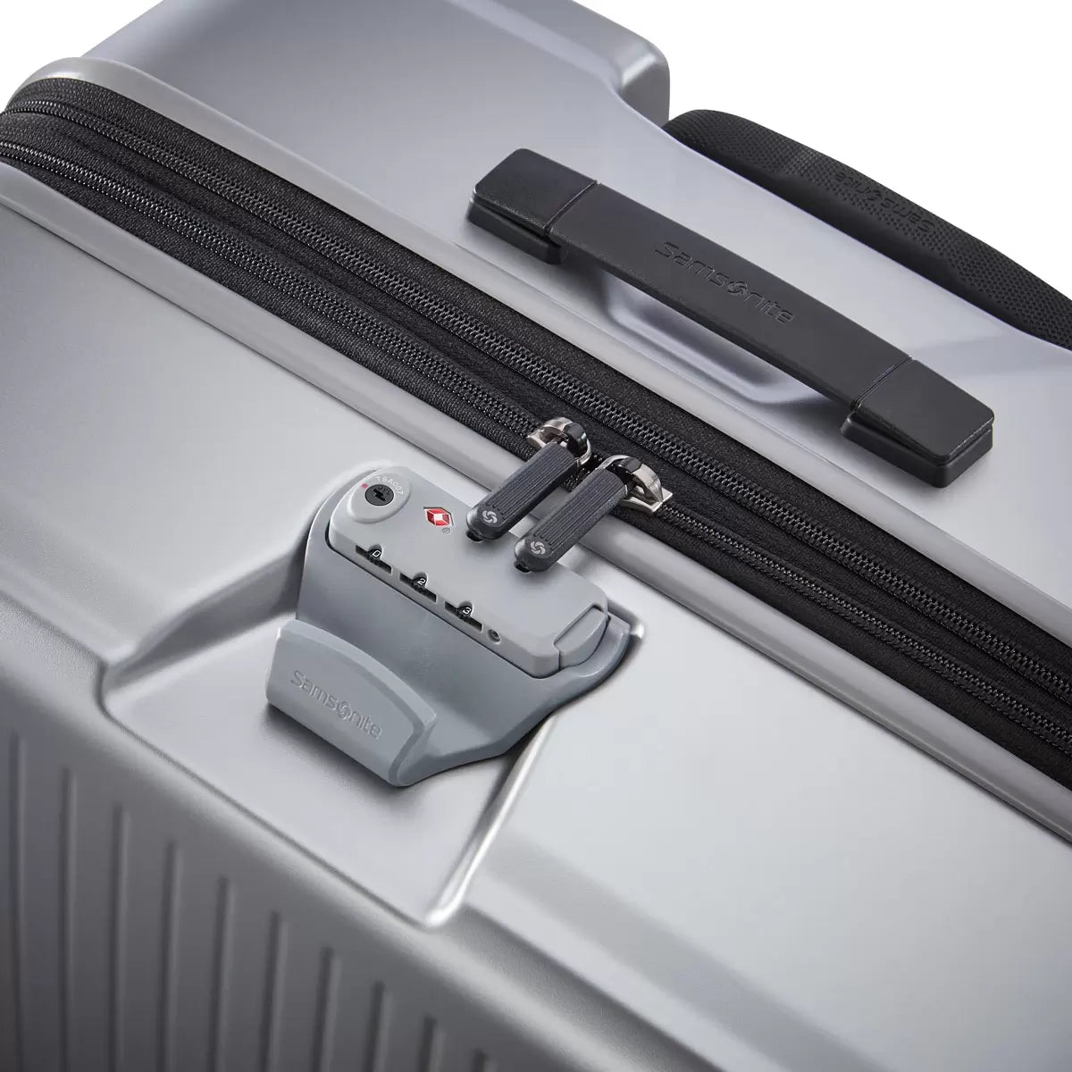 Samsonite Amplitude Large Hardside Suitcase in Silver with TSA Lock E Shoppers kart