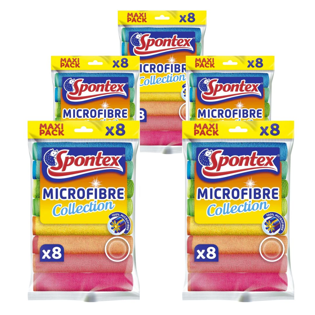 Microfibre collection x8