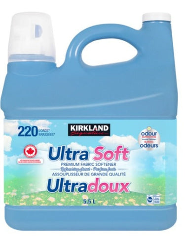 Kirkland Signature Ultra Soft Premium Fabric Softener 220 Wash Loads