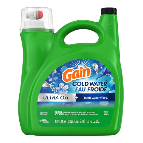 Gain Liquid High Efficiency Cold Water + Oxi Fresh Water Frost 4.87 L 121 Loads