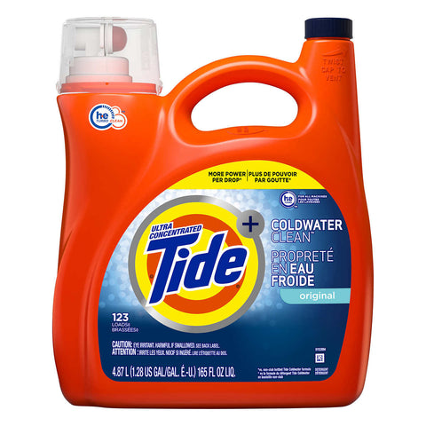 Tide Ultra Concentrated Coldwater Clean Liquid Laundry Detergent 4.87 L - 123 washloads