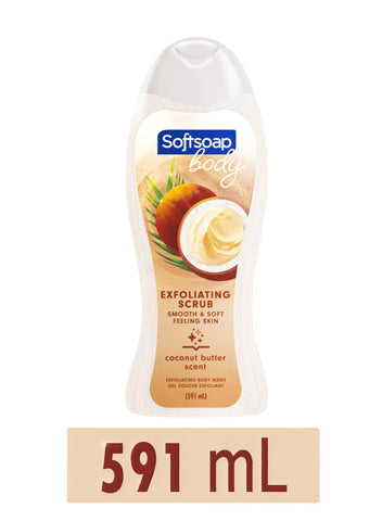 Softsoap Body Wash Coconut Scrub 591ml