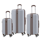 Samsonite Spectacular LTD 3 Piece Hard Side Expandable Luggage Set - Silver/Brown