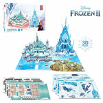 Disney Frozen 2 Arendelle and Ice Castle 3D Puzzle (343 Pcs, Ages 8+)