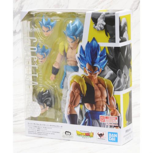 Shf Dragon Ball Super Saiyan Blue Goku Action Figures Blue Hair