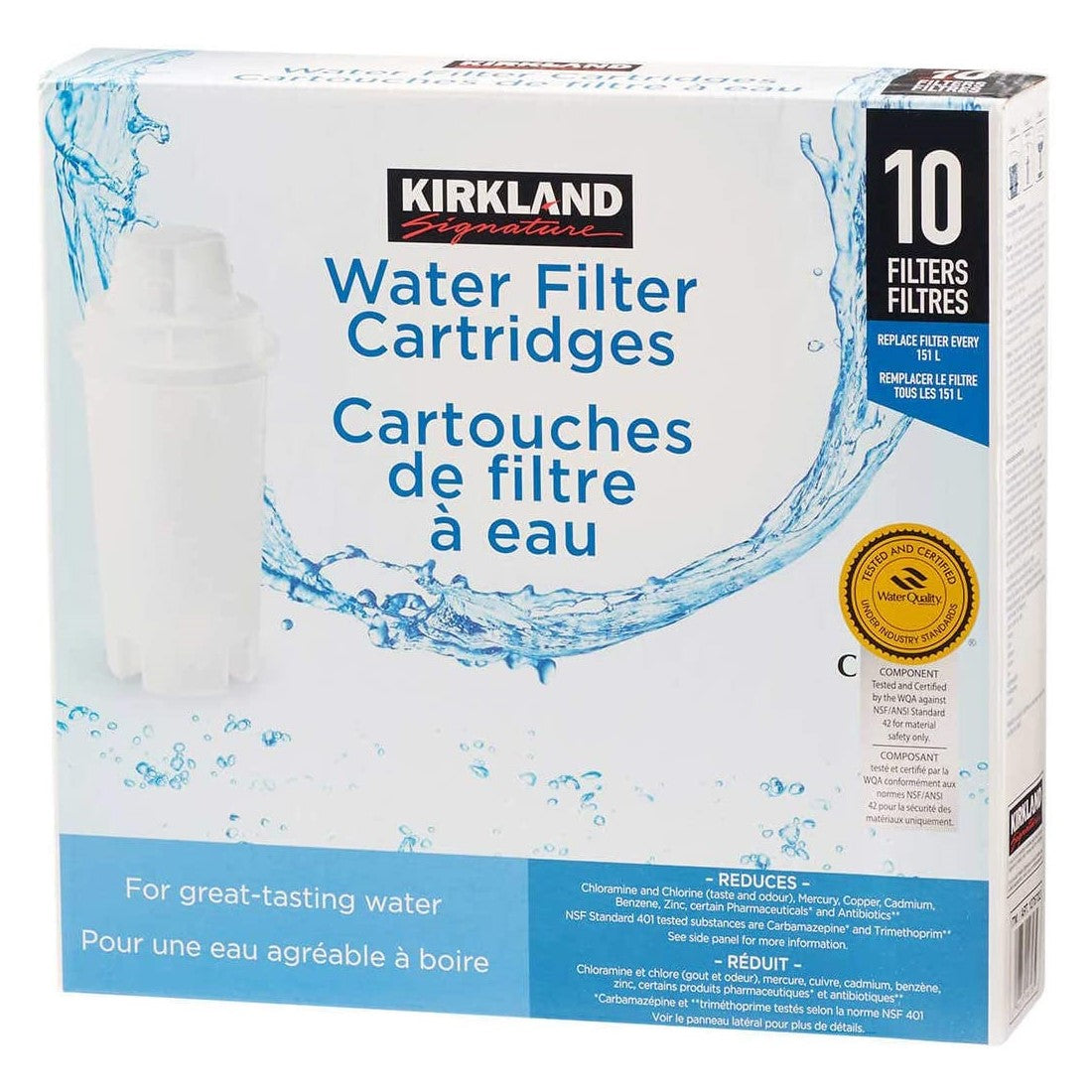 Kirkland Signature Water Filter Cartridge (10Pack).