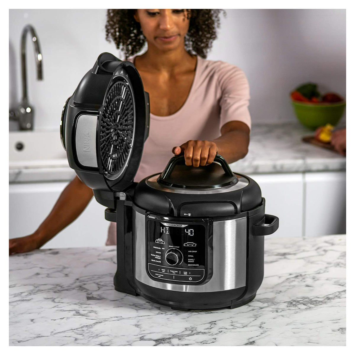 Ninja Foodi 9-in-1 6.2L Pressure Cooker & Air Fryer with High