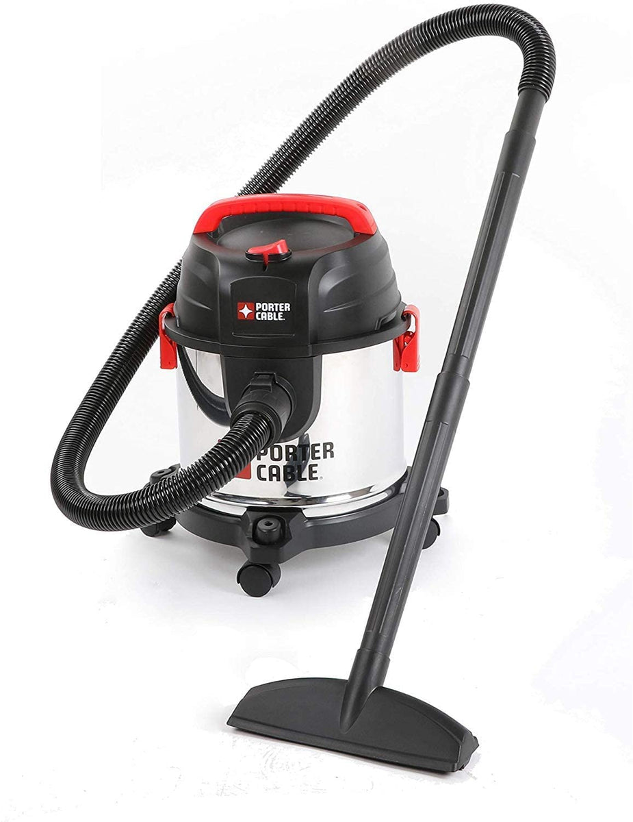 Porter Cable Wet & Dry Vacuum Cleaner 19L, 1.5m Hose PCX194065B