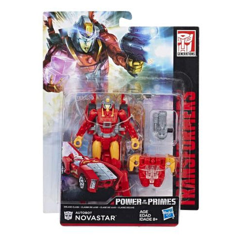 Transformers Generations Power of the Primes Autobot Novastar Deluxe Prime Amor