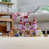 LEGO 43196 Disney Belle and the Beast’s Castle Building Toy from The Beauty and the Beast Movie with Princess & Prince Mini Dolls, New 2021