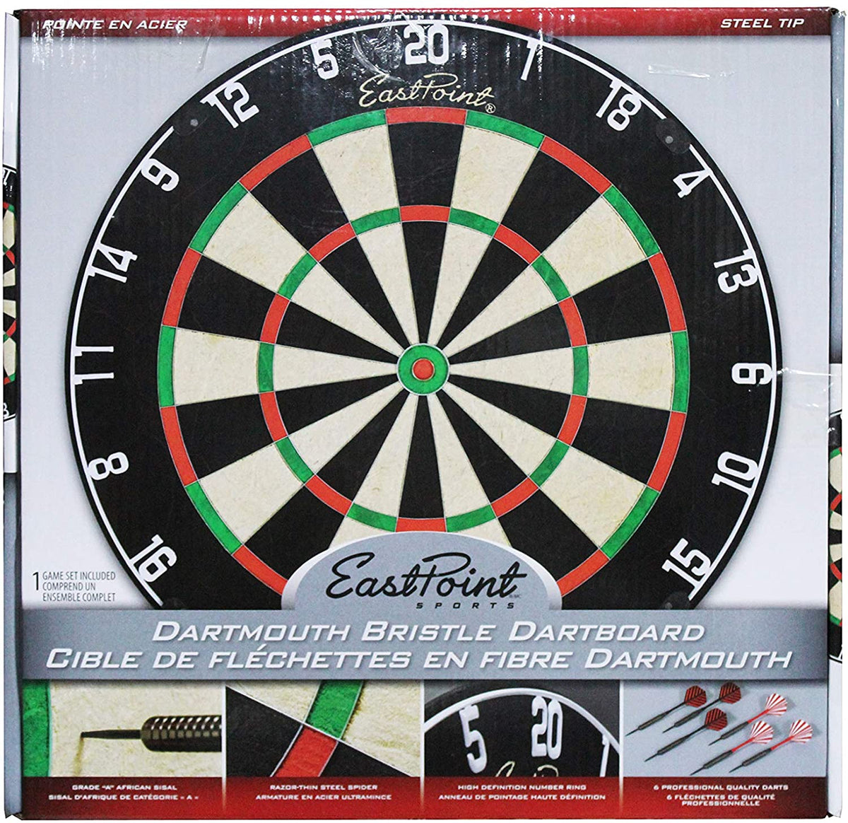  EastPoint Sports Joust Bristle Dartboard : Sports & Outdoors