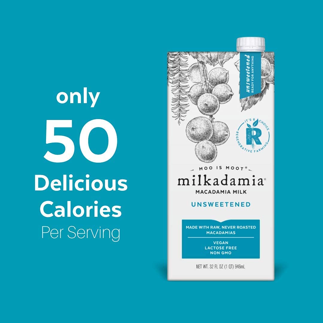 Macadamia Milk, Unsweetened Macadamia Beverage 946 ml