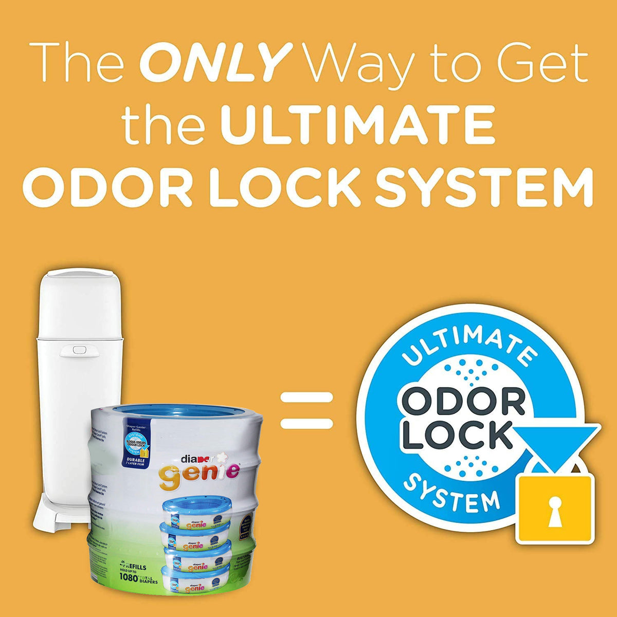 Playtex Diaper Genie Refills for Diaper Genie Diaper Pails 270 Count