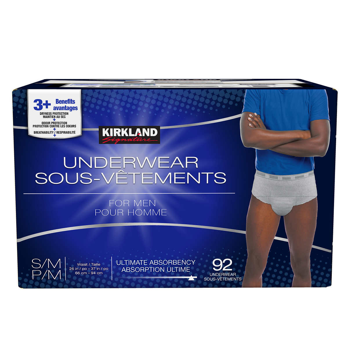  Depend FIT-Flex Max Absorbency Underwear for Men Small/Medium  92-Count: Waist 26?-34? : Health & Household