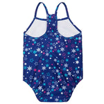 Speedo Girls Swimsuits One-piece set , Dark blue (navy stars / blue harmony)