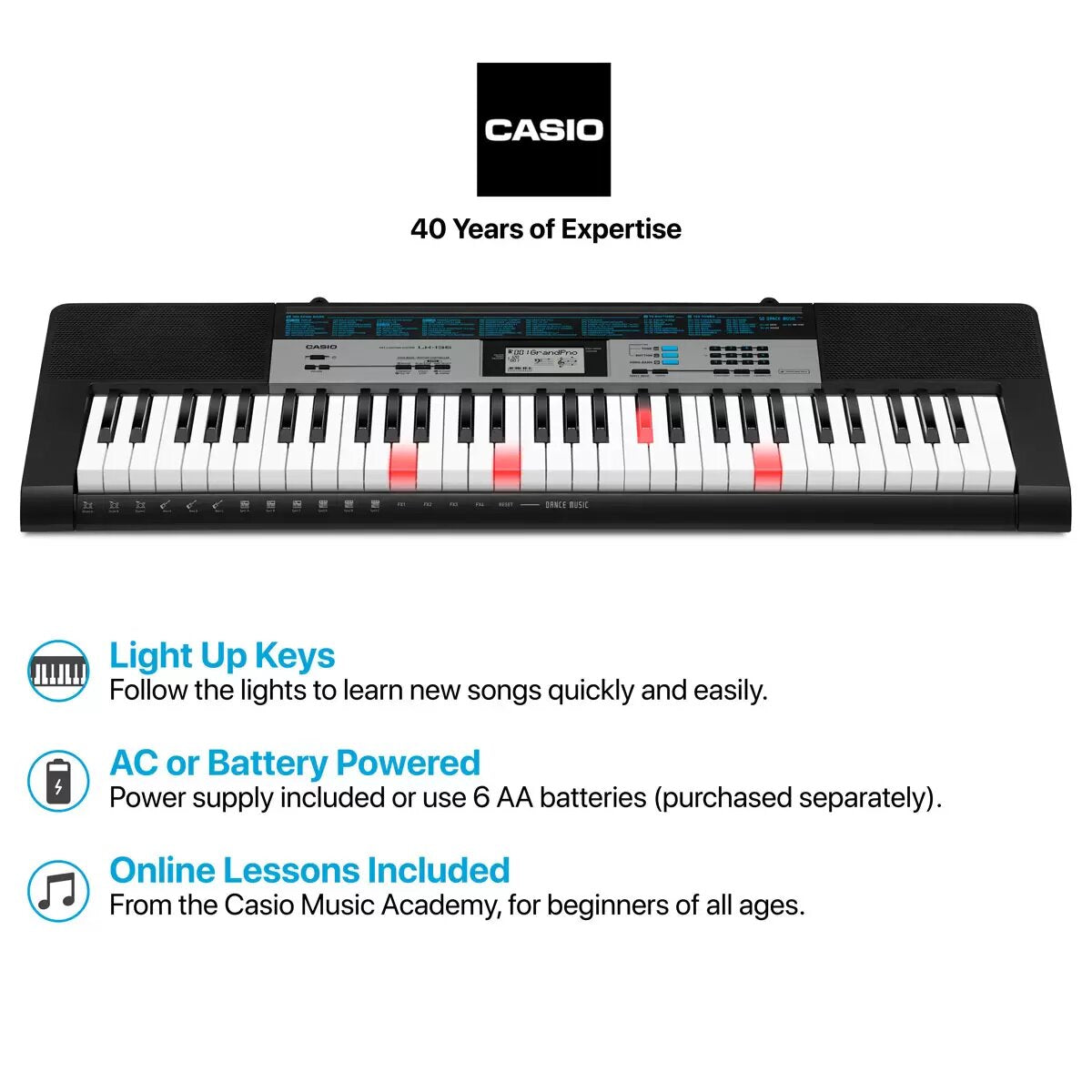 Casio beginner outlet lessons