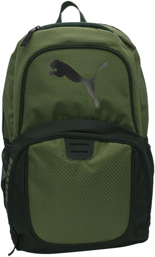 puma olive green backpack
