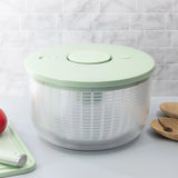 KitchenAid Salad Spinner With Removable Colander And One Handed Pump Mechanism, Serving Bowl Capacity : 6.96L (7.37 qt), Basket Capacity : 5.78L (6.11 qt) - Blue