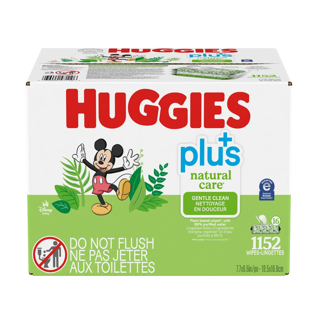 Huggies Natural Care Wipes, Safe For Sensitive Skin, 16 X 72