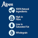 Alpen No Added Sugar Muesli - 950g | 30% More Fruit, Crunchy & Chewy Spoonfuls With Juicy Raisins, Roasted Nuts & Rolled Oats