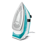 Polti Vaporella Quick & Slide QS210, Iron with digital display, white and turquoise color, 1.9m Cable