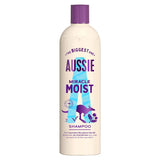 Aussie Miracle Moist Shampoo (675ml) & Conditioner (470ml) with Macadamia Nut Oil