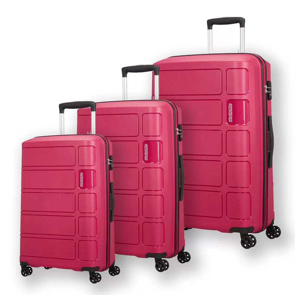 AMERICAN TOURISTER 3 Piece Summer Splash Hardside Luggage Set Shoppers kart