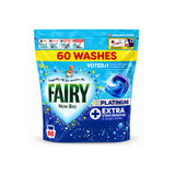 Fairy Non Bio Platinum Laundry Pods with Extra Stain Removal, Non-Bio Washing Capsules for Everyday Clothes Washing, Convenient Pre-Measured Laundry Detergent Pods