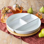 Over & Back Bamboo Lazy Susan set