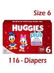 Huggies Little Movers Plus Diapers, Size 6 (116-Count)