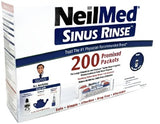 NeilMed Sinus Rinse Kit, 200 Premixed Packets + Bonus Bottle