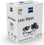 ZEISS Lens Wipes Pack of 250 Individually Wrapped Wipes