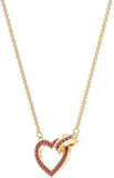 SWAROVSKI Lovely Necklace - Red & Gold plating #5465683