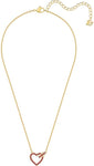 SWAROVSKI Lovely Necklace - Red & Gold plating #5465683