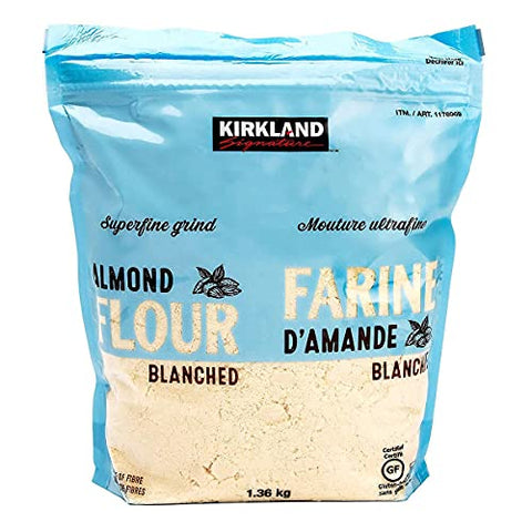 Kirkland Signature Almond Flour Blanched California Superfine, 1.36kg (3 Pounds)