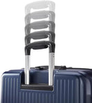 Samsonite Amplitude Large Hardside Suitcase in Blue with TSA Lock, Expandable & 112L Capacity, 360° Spinner