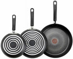 T-Fal 3 Piece Skillet Set, Fry Pan Cookware Set.