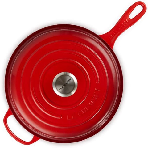 Le Creuset 10.75 Cerise Red Enameled Cast Iron Crêpe Pan with