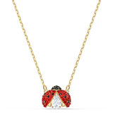SWAROVSKI Sparkling Dance Ladybug Necklace - Red & Gold-tone plated #5521787