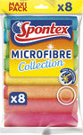 Spontex Microfibre Multi-Purpose Cloths - Pack of 8 x 5
