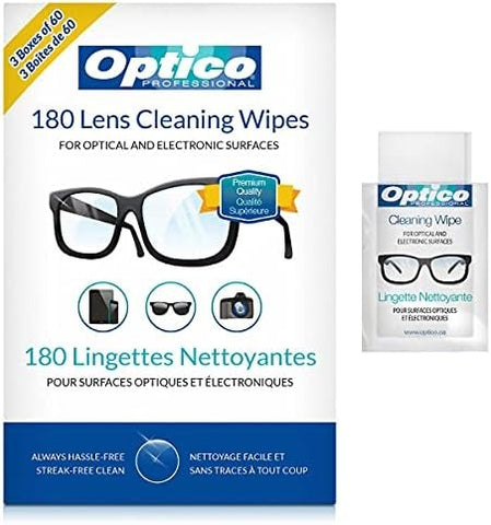 Optico Professional, Cleaning Wipes For Optical And Electronic Surfaces