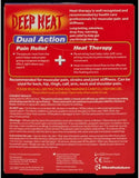 Deep Heat Pain Relief Heat Patches, 4 count (Pack of 1)