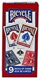 Bicycle Playing Card Decks,Standard Face - 9 Packs