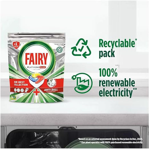 Fairy dishwasher 13 u. Platinum plus all in one tabs . - Tarraco Import  Export