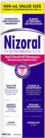 Nizoral Ketoconazole 2% Anti-Dandruff Shampoo - 400 ml